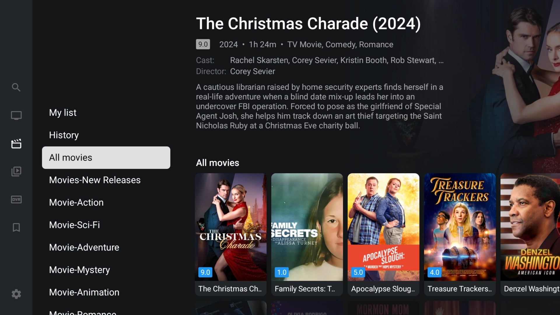 XtremeDiscount IPTV movie library displayed in TiviMate