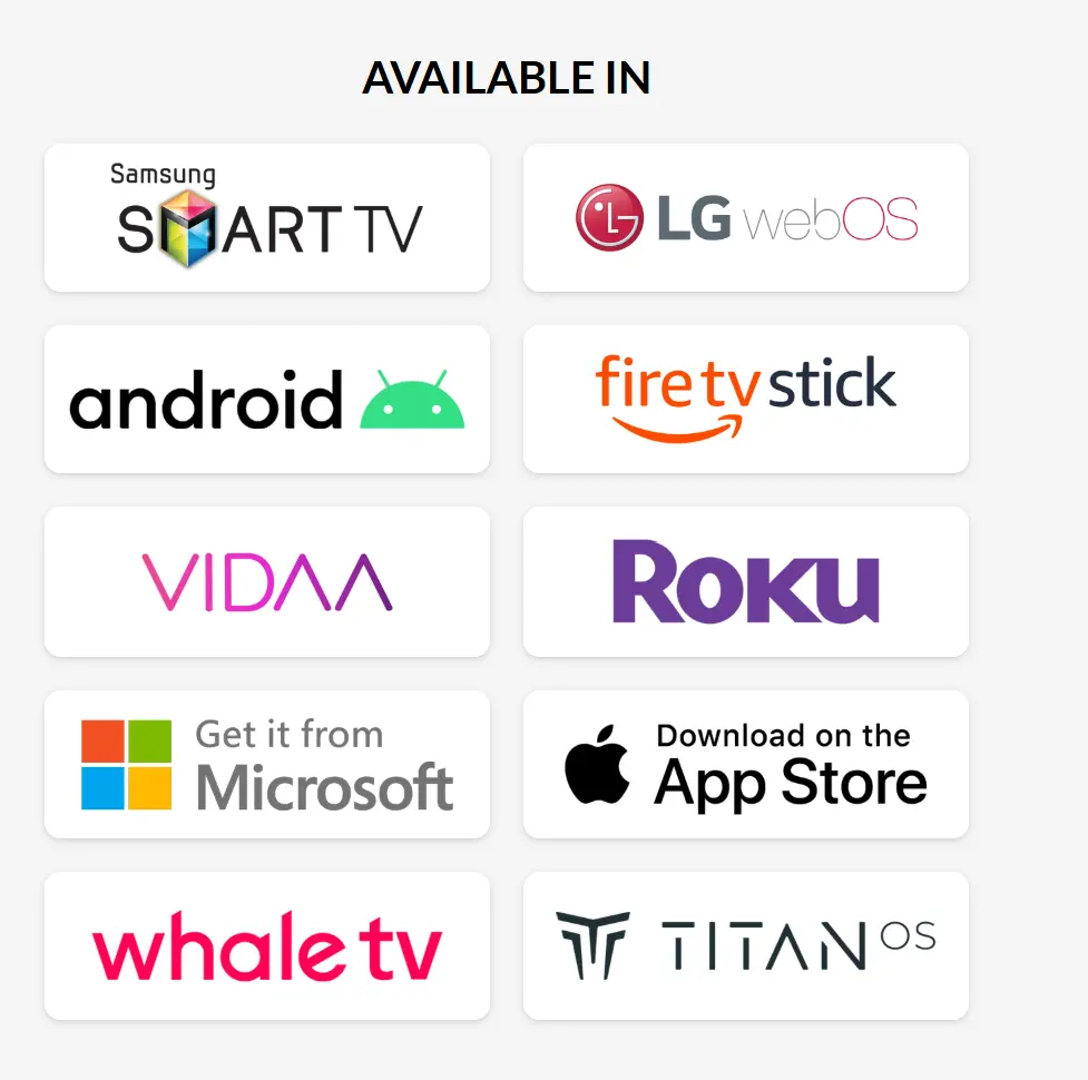 HotPlayer compatible IPTV devices and platforms