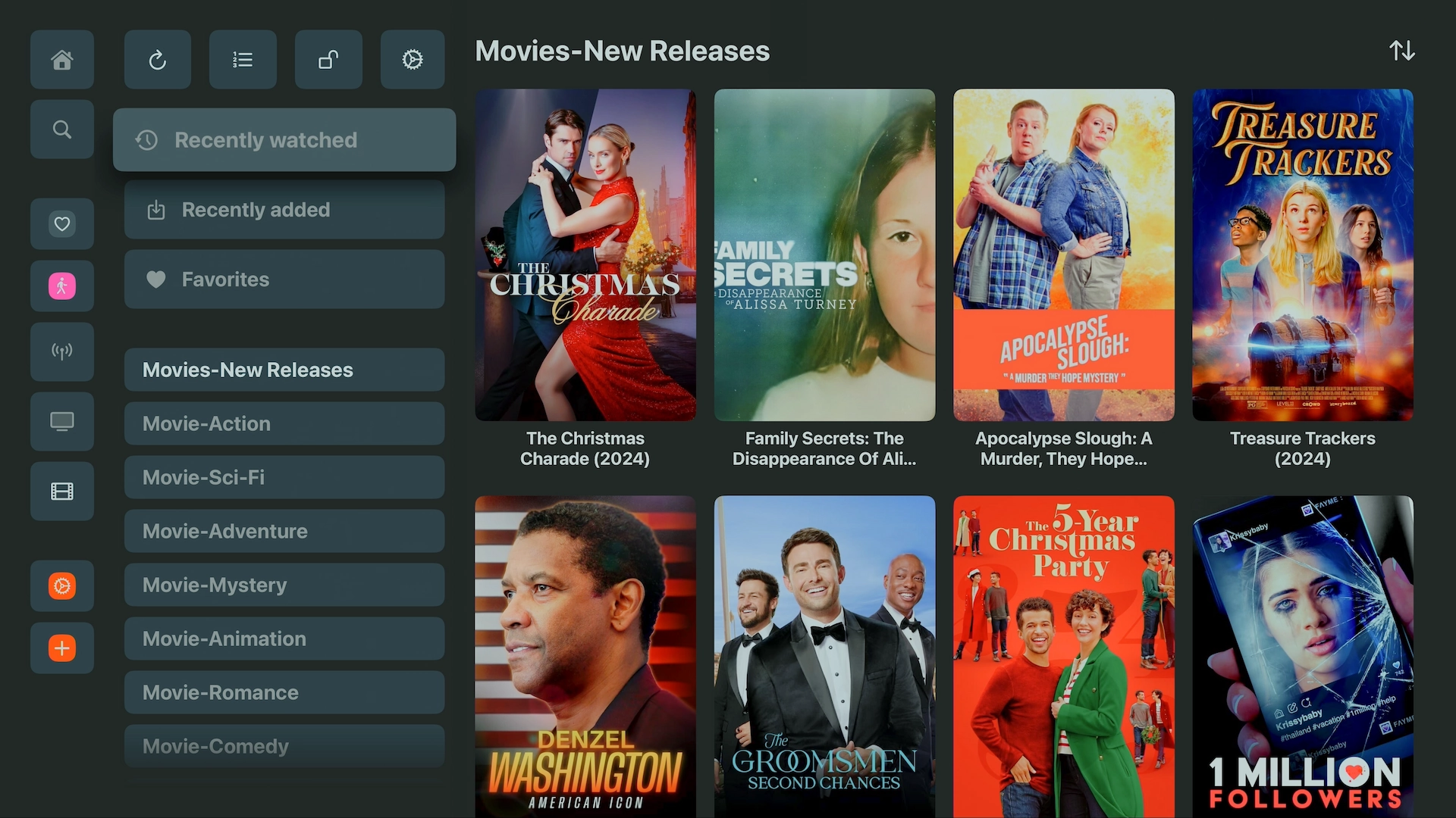 Movies interface